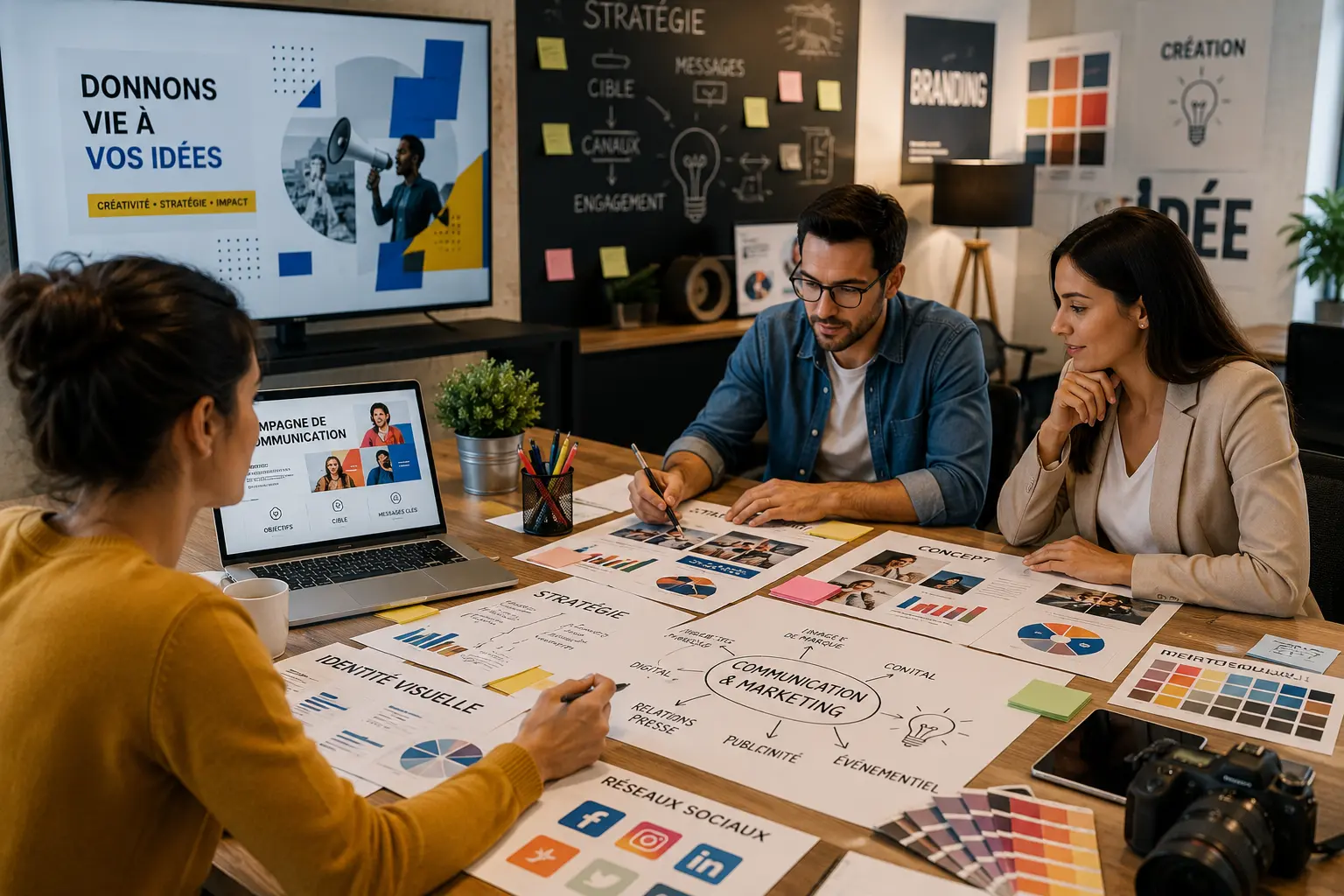 Illustration — communication et marketing - CONNECTORIA